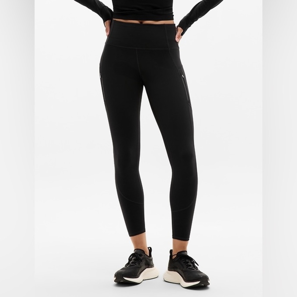 Athleta Rainier Black Leggings